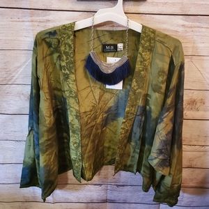 Green Kimono Size M thru XL